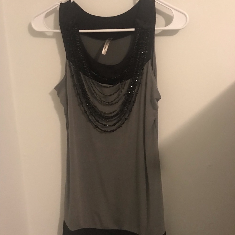 Black and Grey Dress